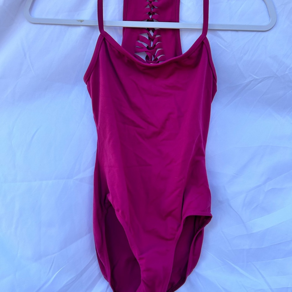 Dance Leotard w/Strappy Open Back, Small